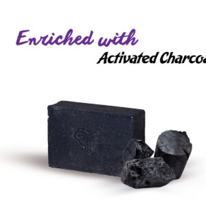 Charcoal soap trio